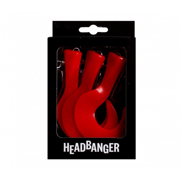Headbanger Shad Replacement Tails Red 23cm (3stuks)