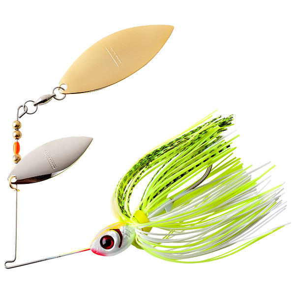 Booyah Blade Double Willow Chartreuse White Shad 11g