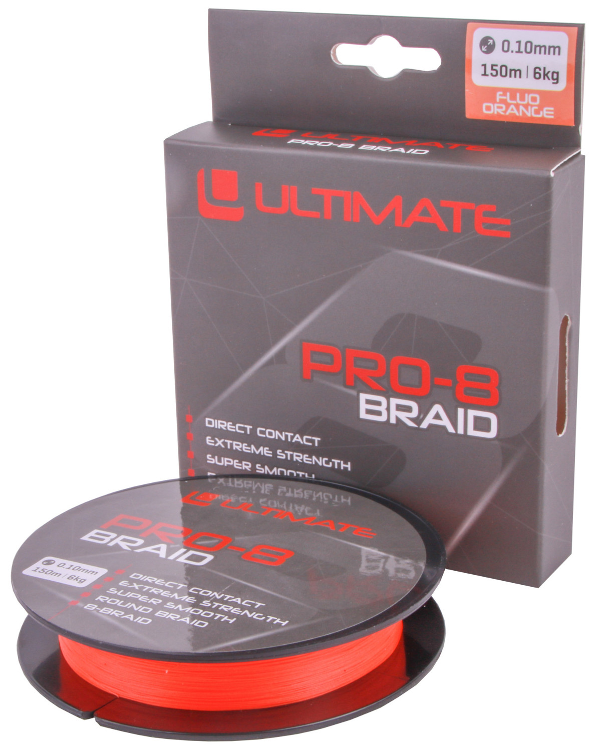 Ultimate Pro-8 Braid 0,20mm 'Fluo Oranje' (150m)
