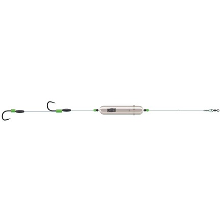 Madcat Adjusta Profi River Rig Noseclip Meerval Onderlijn 6/0+6/0 180cm (100lb)