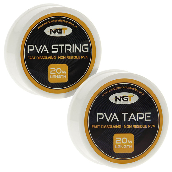 NGT PVA Bundle Pack, inclusief PVA Storage Bag! - PVA String + PVA Tape