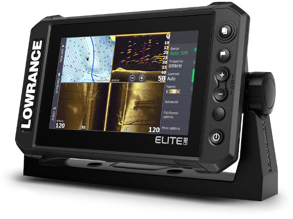 Lowrance Elite FS met Active Imaging 3-in-1 Transducer - FS 7