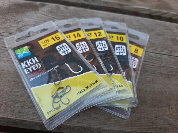 Preston KKH Barbed Hooks, 10 stuks!