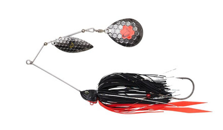 Savage Gear Da'Bush Spinnerbait Silver Black Red 32g #3