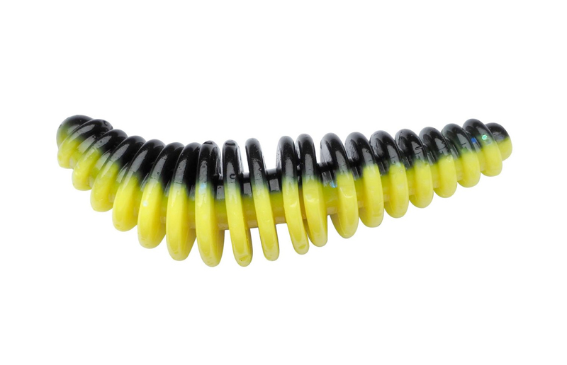 Berkley Powerbait Power Pupa Softbait 35mm Black/Snsne Ylw