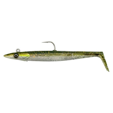 Savage Gear Sandeel V2 Sinking Green Silver 12cm (22g) (2+1)