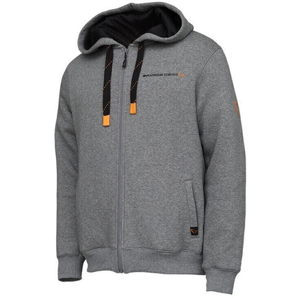 Savage Gear Classic Zip Hoodie Grey Melange