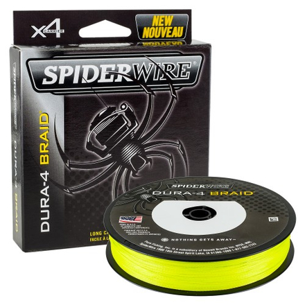 Spiderwire Dura 4 Braid Hi-Vis Yellow 0.40mm (300m)