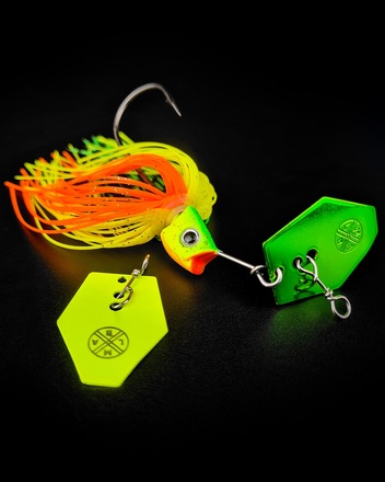 LMAB Multi Vibe 2.0 Bladed Jig Firetiger #1/0 (10g)