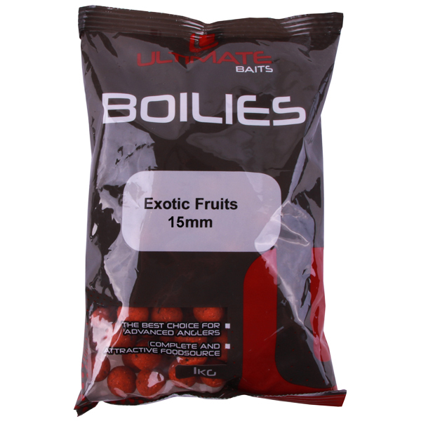 Ultimate Baits Boilies 15mm Exotic Fruits (1kg)