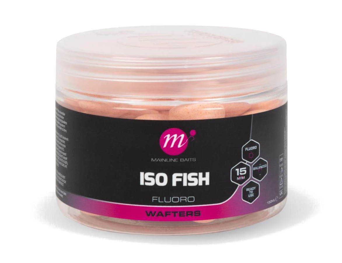 Mainline ISO Fish Fluoro Wafters 15mm - Pink