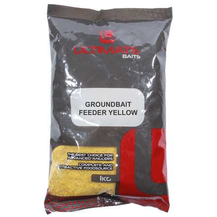 Ultimate Baits Groundbait Feeder Yellow (1kg)