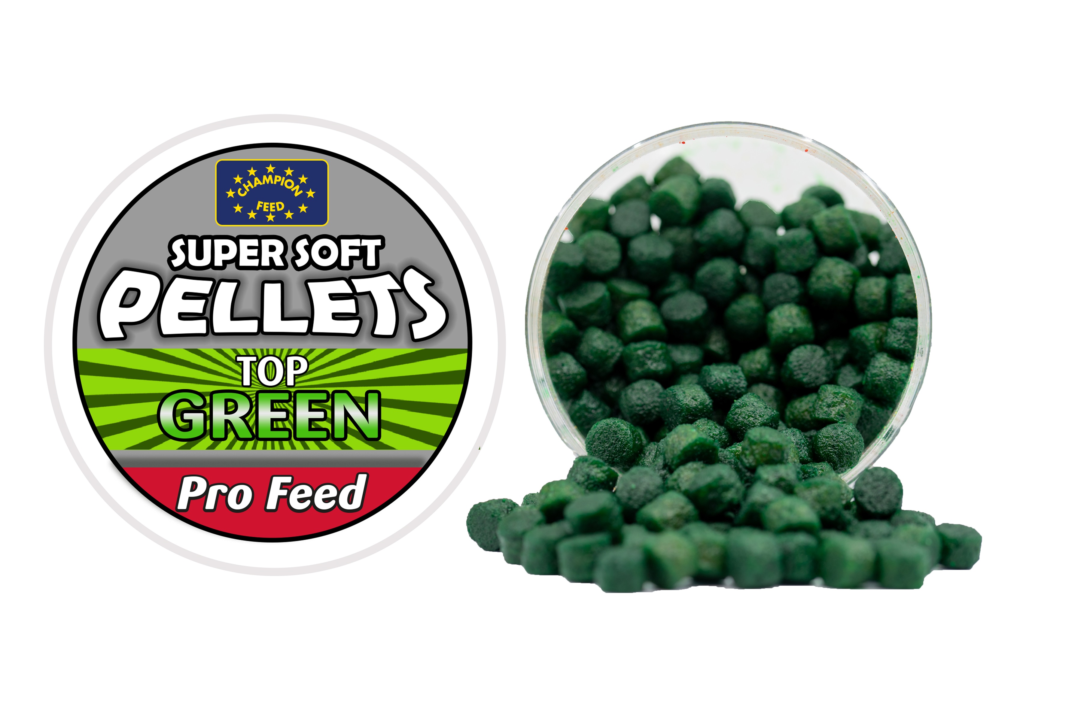 Champion Feed Super Soft Pellets Top Green 6mm (100g)