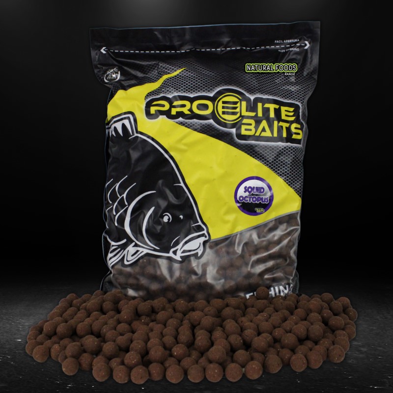 Pro Elite Baits Boilies Natural Foods Squid & Octopus 20mm (8kg)
