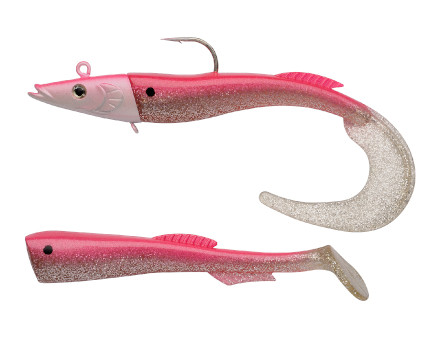 Berkley Power Sandeel Shad 21cm - 130g - Metallic Pink