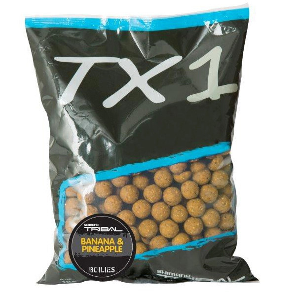 Shimano TX1 Boilies Banana & Pineapple - 3 zakken voor de prijs van 2!