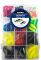 Fladen Shad Jigs Box - Curly tail jigs (75-85mm, 44pcs)