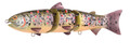 Spro BBZ-1 UV Slow Sinking Swimbait - Brown Trout