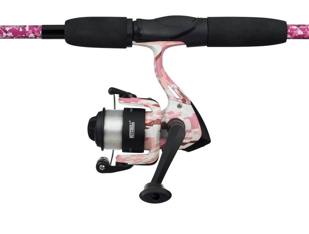 Mitchell Tanager Pink Camo II Telescopische Spin Combo