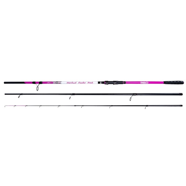 Energo Carp Expert Pink Method Feederhengel 3.60m (100-150g) (3-Delig) - Energo Carp Expert Method Feeder