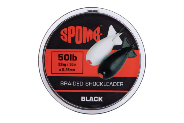 Spomb Braided Leader Black 0,26mm (50lb) (50m)