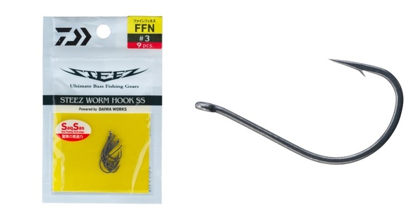 Daiwa Steez Worm Hook SS FFN (9pcs)