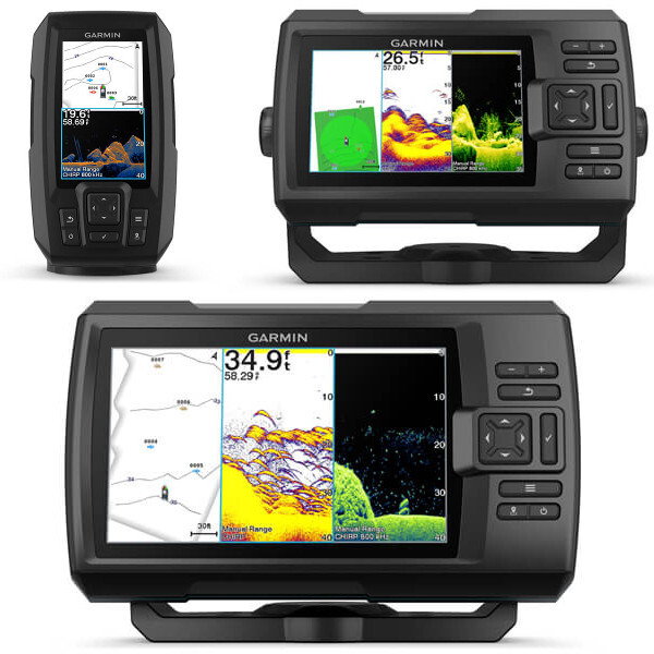 Garmin Striker Vivid Fishfinder cv met GT20-TM Transducer