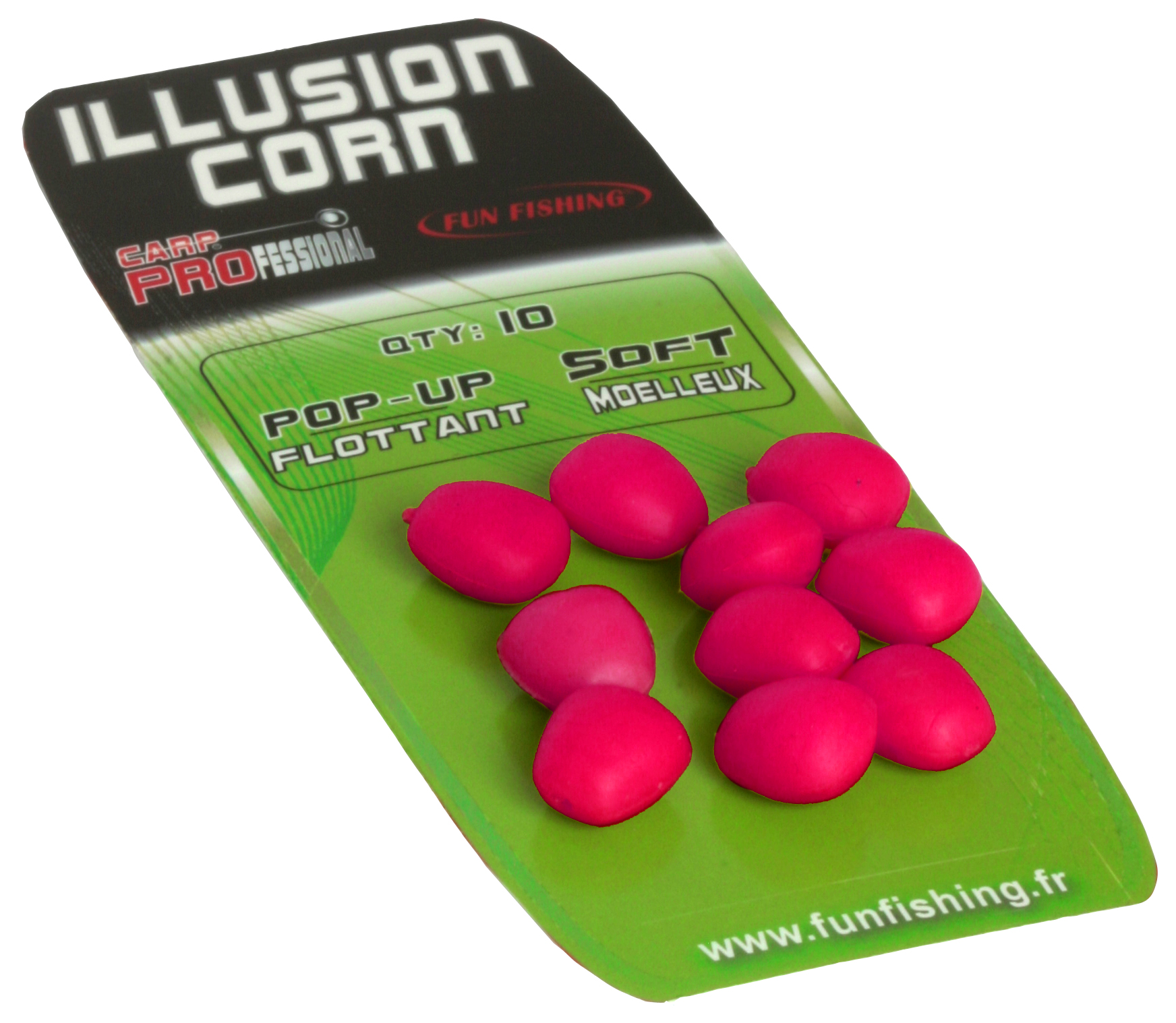 Fun Fishing Illusion Corn Fluo Pink (10 stuks)