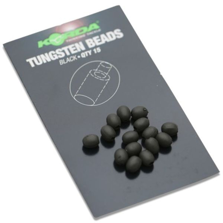 Korda Tungsten Oval Beads (15stuks)