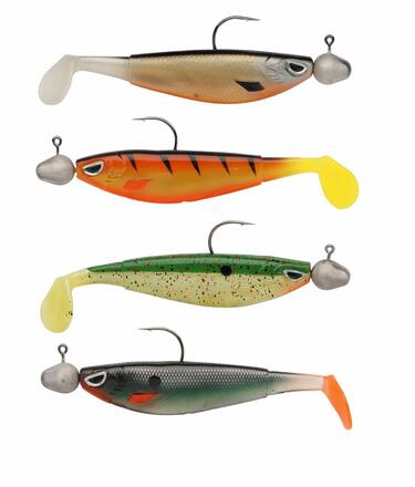 Berkley Sick Flanker Pre-Rigged Bismuth Shad 10cm (4 stuks)