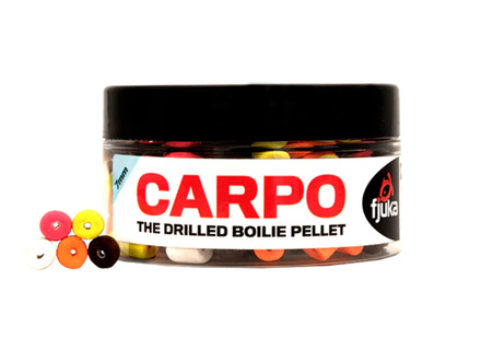 Fjuka Carpo The Drilled Boilie Pellet Mixed Colours 11mm (50g)