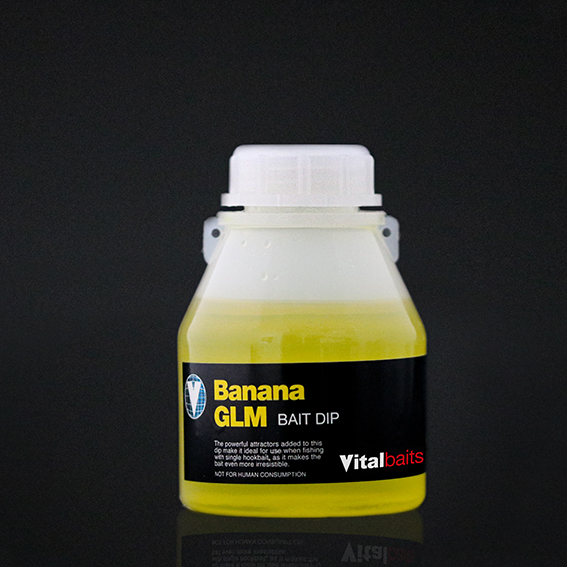 Vital Baits Dip Liquid Banana GLM (250ml)