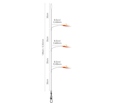 Spro 34 Salt Rig Silver Mackerel #2/0