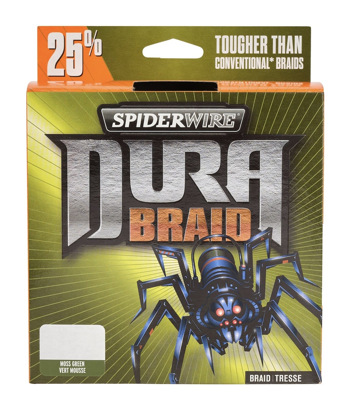 Spiderwire DuraBraid Gevlochten Lijn Moss Green (275m)