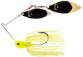 Strike King Premier Pro-Model Spinnerbait 14gr - Hot Solid Chartreuse / Silver-Gold Blades