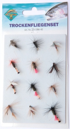 Behr Dry Flies On Card (12stuks)