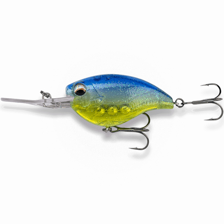 LMAB KØFI Power Vibe 55 Deep Runner Crankbait 5.5cm (14g) Purple Rave Transparent