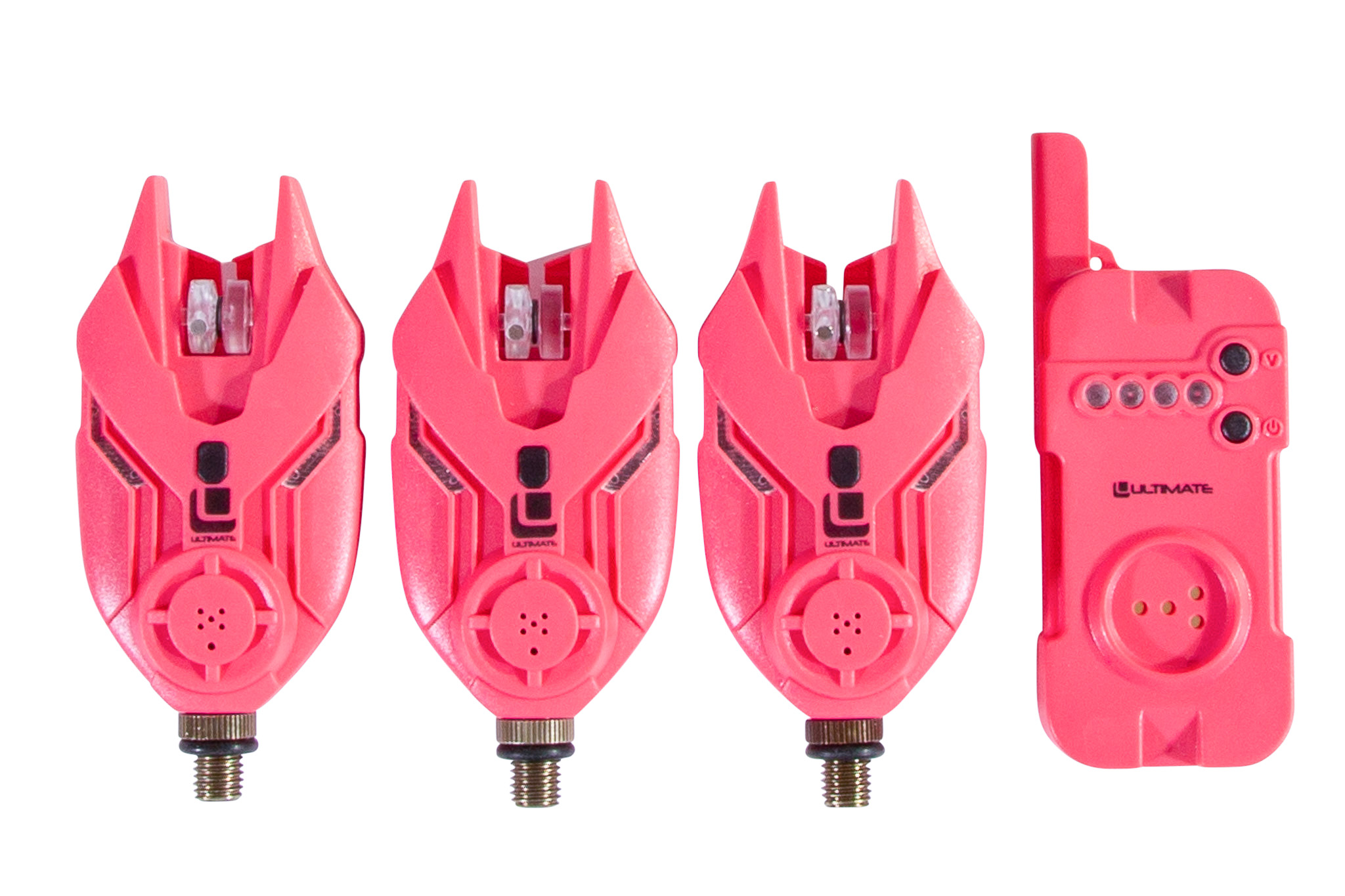 Ultimate E-Tension Pink Bite Alarm/Rodpod Set