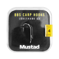 Mustad Long Shank 40 Carp Hooks Pack Karperhaken (6 packages + Multi Box)