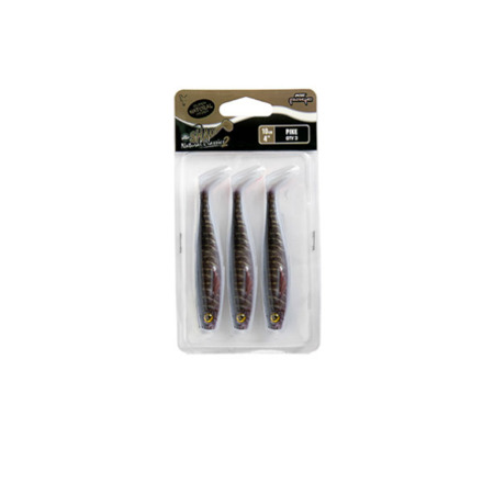 Fox Rage Pro Shad Super Natural Pike 10cm Packs (3stuks)