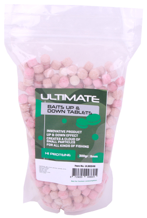 Ultimate Baits Up & Down Tablets 9mm Hi Proteine (300g)