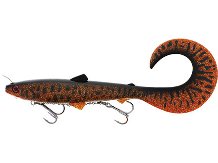 Westin Bullteez Curltail Inline 33cm (230g) Sinking Softbait Motoroil Burbot