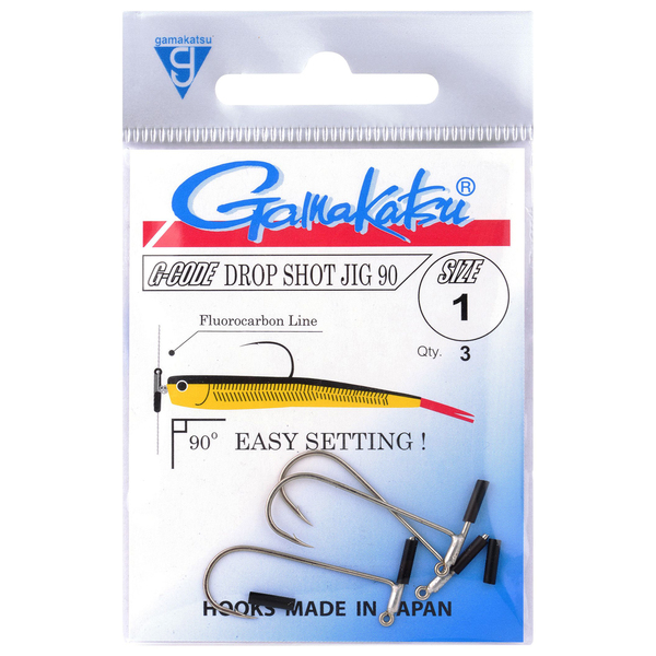 Gamakatsu Dropshot Jig 90 Nikkel 001 (3st)