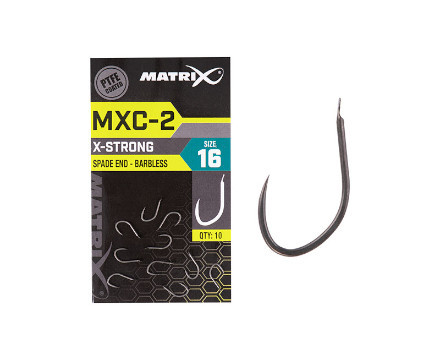 Matrix MXC-2 Barbless Spade End Witvishaken (10st)