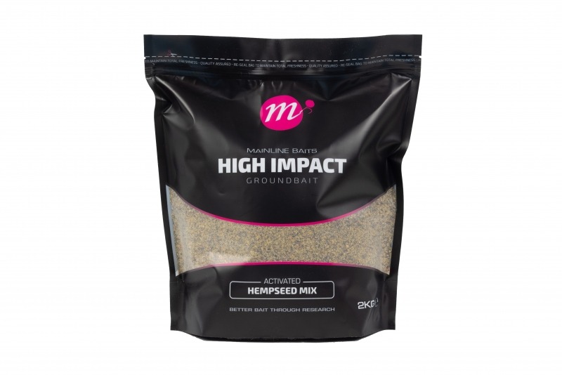 Mainline High Impact Active Groundbait 'Hemp' (2kg)