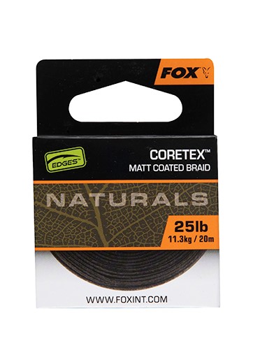Fox Edges Naturals Coretex Hooklink Onderlijnmateriaal (20m)