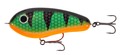 Ultimate Rascal Jerk 11.5cm (60g) Slow Sinking Jerkbait - Green Perch