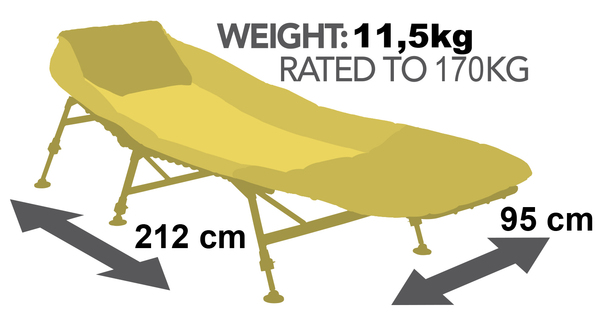 JRC Extreme Bedchair 3 Leg