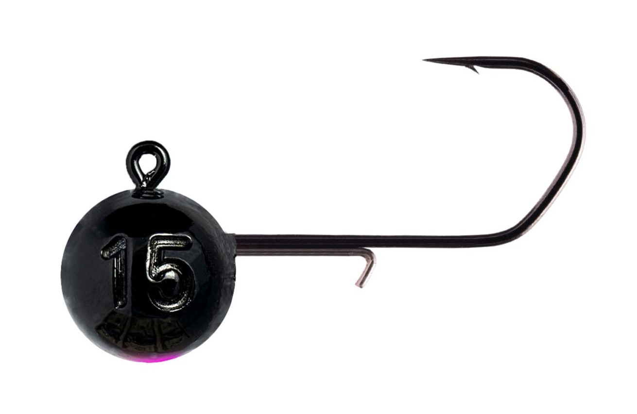 Monkey Lures Monkey Hook 1/0 Black Loodkop (3 stuks)