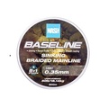 Nash TT Baseline Sinking Braid UV Yellow Gevlochten Lijn (600m)